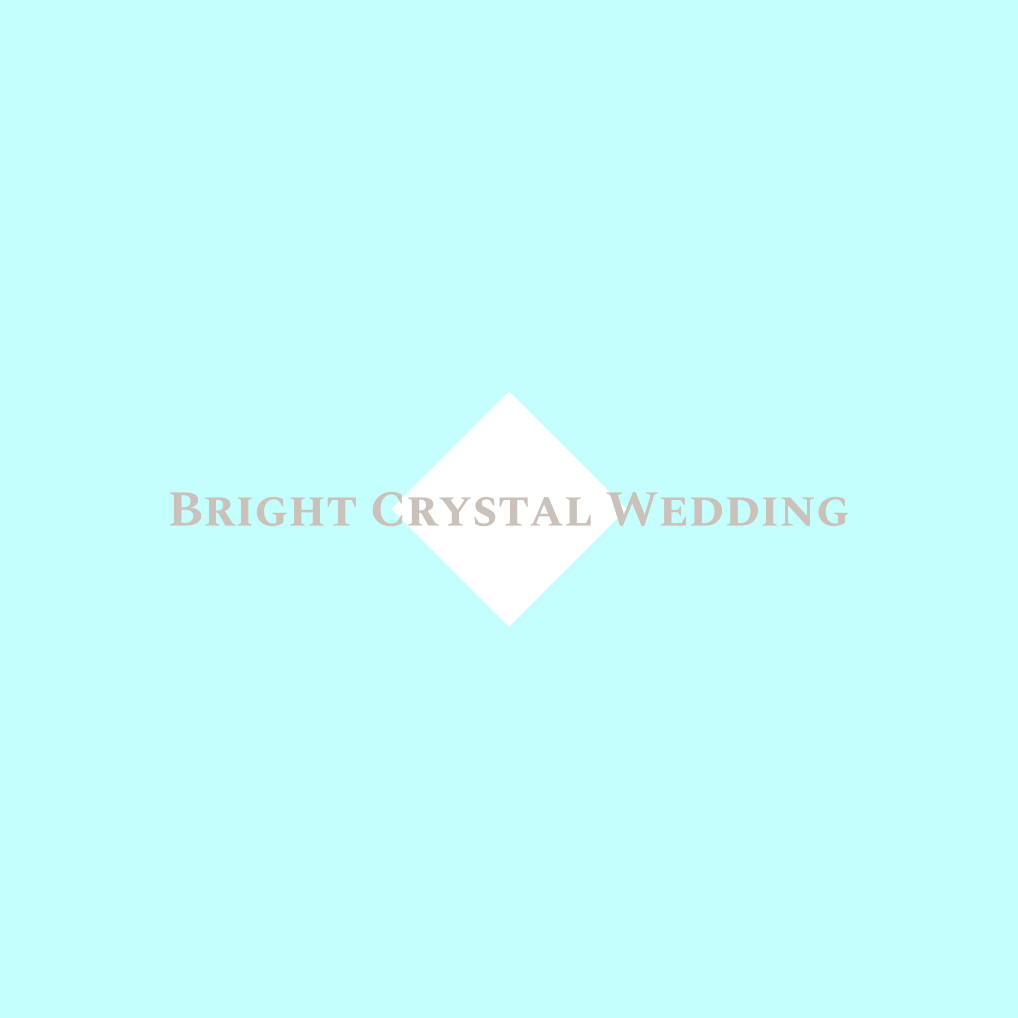 Bright Crystal Wedding 