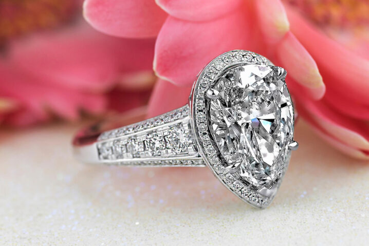 Elongated Sapphire and Diamond Ring – Jack Seibert Jewelers